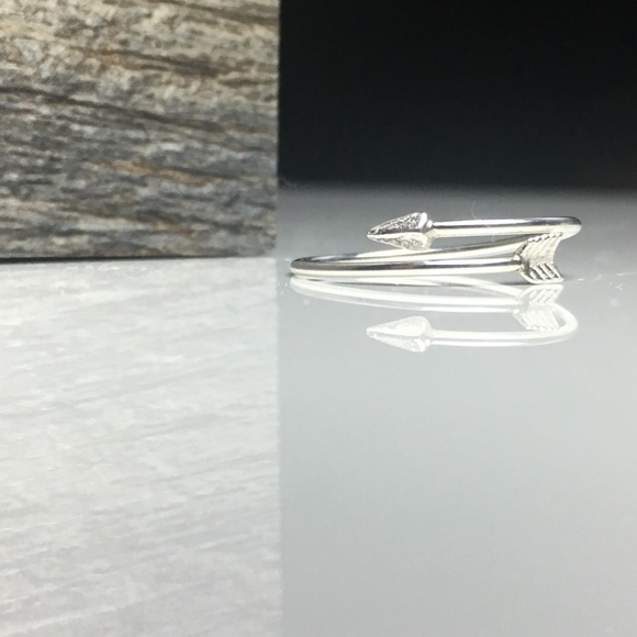 [#A123] 925 Silver Arrow Ring - Picture 5 of 7